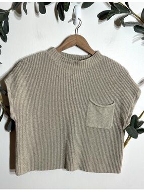 Free People Beach Short Sleeve Sweater